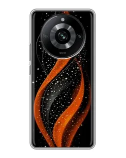 Чехол для Realme 11 Pro с картинкой «Огненная звездная волна» Чехол для Realme 11 Pro с картинкой «Огненная звездная волна»