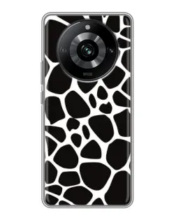 Чехол для Realme 11 Pro с картинкой «Черно-белый жираф» Чехол для Realme 11 Pro с картинкой «Черно-белый жираф»