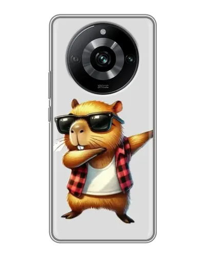 Чехол для Realme 11 Pro с картинкой «Капибара рэпер даб» Чехол для Realme 11 Pro с картинкой «Капибара рэпер даб»