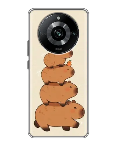 Чехол для Realme 11 Pro с картинкой «Башня из капибар» Чехол для Realme 11 Pro с картинкой «Башня из капибар»