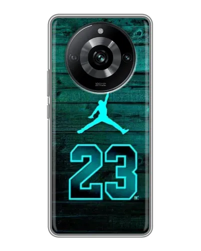 Чехол для Realme 11 с картинкой «Jordan Cyan 23» Чехол для Realme 11 с картинкой «Jordan Cyan 23»
