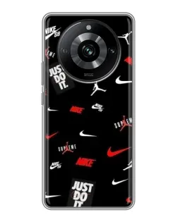Чохол для Realme 11 з картинкою «Nike Mix Pattern»