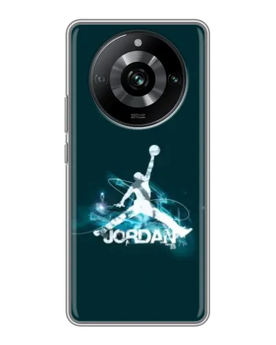 Чехол для Realme 11 с картинкой «Jordan Blue Fire» Чехол для Realme 11 с картинкой «Jordan Blue Fire»