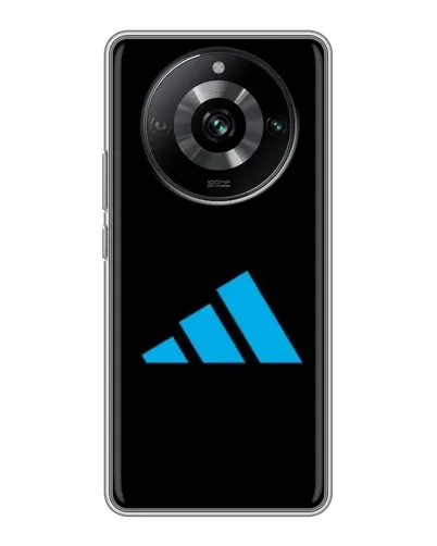 Чехол для Realme 11 с картинкой «Adidas Cyan Logo»