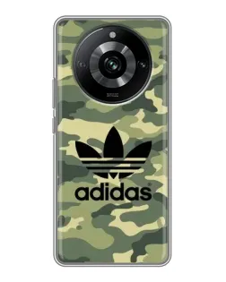 Чехол для Realme 11 с картинкой «Милитари стиль Adidas»