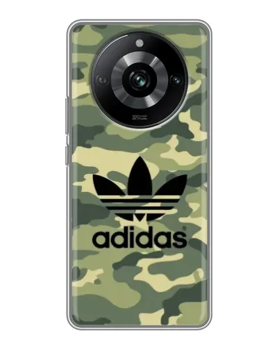 Чехол для Realme 11 с картинкой «Милитари стиль Adidas»