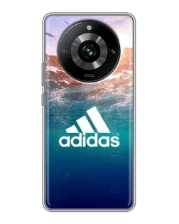 Чехол для Realme 11 с картинкой «Океанская глубина адидас»