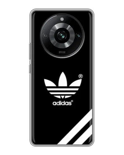 Чехол для Realme 11 с картинкой «Adidas с диагональными полосами»