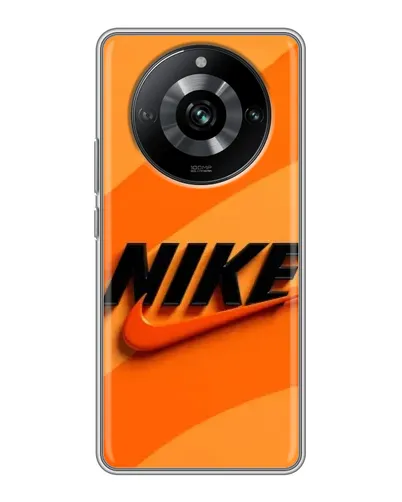 Чохол для Realme 11 з картинкою «Помаранчевий драйв Nike» Чохол для Realme 11 з картинкою «Помаранчевий драйв Nike»