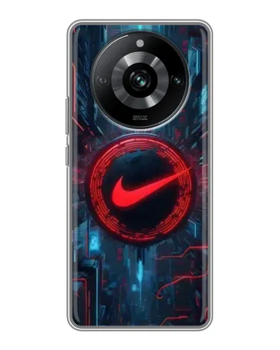Чохол для Realme 11 з картинкою «Техногенний стиль Nike» Чохол для Realme 11 з картинкою «Техногенний стиль Nike»