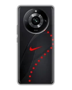 Чохол для Realme 11 з картинкою «Абстрактний дизайн Nike»