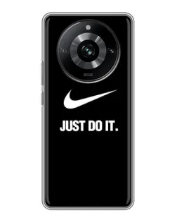 Чохол для Realme 11 з картинкою «Класичний принт Nike»