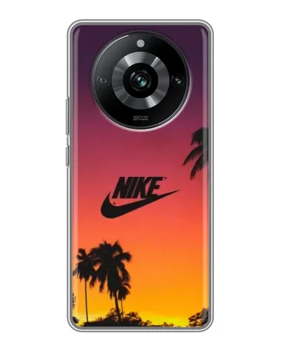 Чохол для Realme 11 з картинкою «Nike на заході сонця» Чохол для Realme 11 з картинкою «Nike на заході сонця»