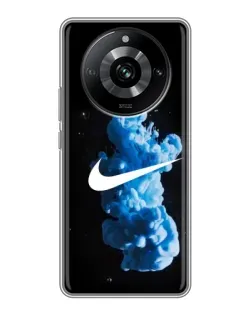 Чохол для Realme 11 з картинкою «Nike та синій дим»