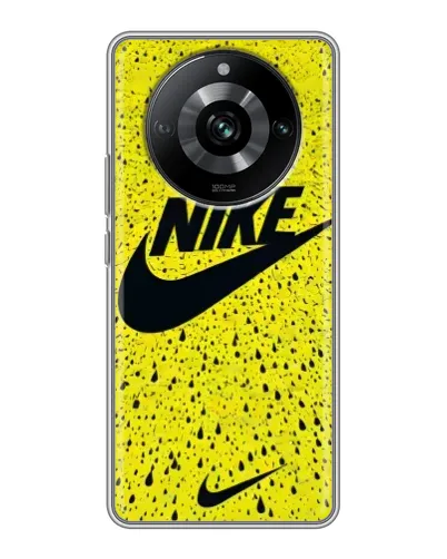 Чохол для Realme 11 з картинкою «Жовтий текстурний Nike» Чохол для Realme 11 з картинкою «Жовтий текстурний Nike»