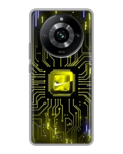 Чохол для Realme 11 з картинкою «Nike — золота іскра» Чохол для Realme 11 з картинкою «Nike — золота іскра»