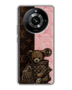 Чохол для Realme 11 з картинкою «Ведмедик у стилі LV»