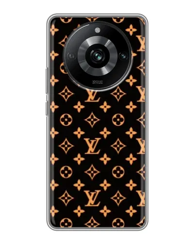 Чохол для Realme 11 з картинкою «Золота монограма LV» Чохол для Realme 11 з картинкою «Золота монограма LV»