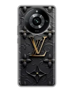 Чохол для Realme 11 з картинкою «Шкіряна текстура LV»