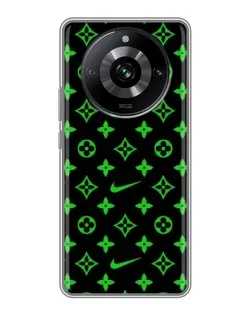 Чохол для Realme 11 з картинкою «Неоновий принт LV»