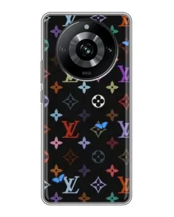 Чохол для Realme 11 з картинкою «Кольорова монограма LV»