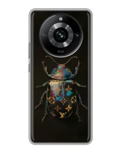 Чохол для Realme 11 з картинкою «LV — мармуровий принт»