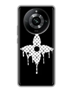 Чохол для Realme 11 з картинкою «Квіткова монограма»