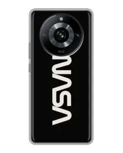 Чехол для Realme 11 с картинкой «NASA — вертикальный логотип» Чехол для Realme 11 с картинкой «NASA — вертикальный логотип»