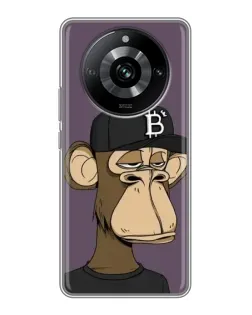 Чохол для Realme 11 з картинкою «Bored Ape в кепці»