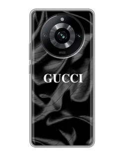 Чохол для Realme 11 з картинкою «Gucci — шовкові хвилі» Чохол для Realme 11 з картинкою «Gucci — шовкові хвилі»