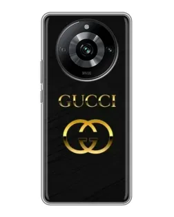 Чохол для Realme 11 з картинкою «Золотий логотип Gucci» Чохол для Realme 11 з картинкою «Золотий логотип Gucci»