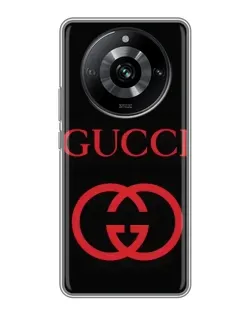 Чохол для Realme 11 з картинкою «Gucci — червоний логотип» Чохол для Realme 11 з картинкою «Gucci — червоний логотип»