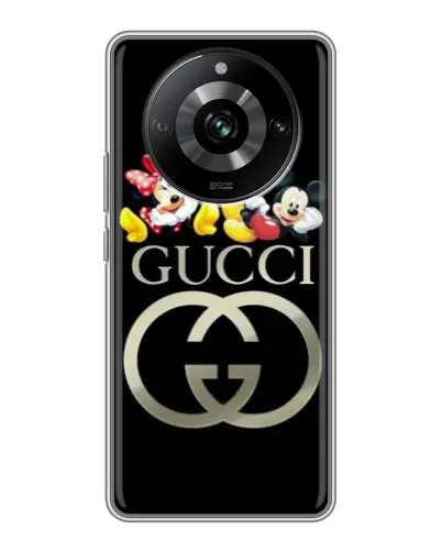 Чехол для Realme 11 с картинкой «Gucci — герои Disney» Чехол для Realme 11 с картинкой «Gucci — герои Disney»