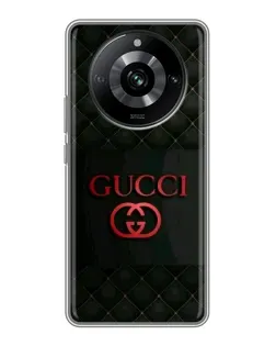 Чохол для Realme 11 з картинкою «Gucci — стьобаний чорний» Чохол для Realme 11 з картинкою «Gucci — стьобаний чорний»