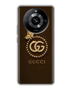 Чохол для Realme 11 з картинкою «Gucci — золотий метелик» Чохол для Realme 11 з картинкою «Gucci — золотий метелик»