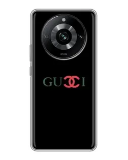 Чохол для Realme 11 з картинкою «Gucci — червоний градієнт» Чохол для Realme 11 з картинкою «Gucci — червоний градієнт»
