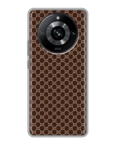Чехол для Realme 11 с картинкой «Gucci — шоколадная сетка» Чехол для Realme 11 с картинкой «Gucci — шоколадная сетка»