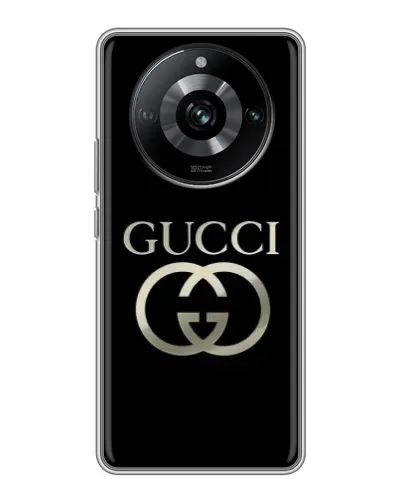 Чехол для Realme 11 с картинкой «Gucci — золото на черном» Чехол для Realme 11 с картинкой «Gucci — золото на черном»