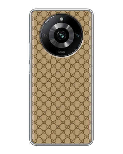 Чехол для Realme 11 с картинкой «Gucci — классический беж» Чехол для Realme 11 с картинкой «Gucci — классический беж»