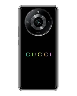 Чохол для Realme 11 з картинкою «Gucci — неоновий мінімалізм» Чохол для Realme 11 з картинкою «Gucci — неоновий мінімалізм»