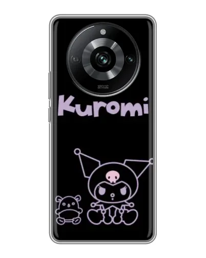 Чохол для Realme 11 з картинкою «Kuromi — чорний мінімалізм» Чохол для Realme 11 з картинкою «Kuromi — чорний мінімалізм»