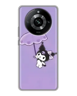 Чохол для Realme 11 з картинкою «Kuromi з парасолькою»