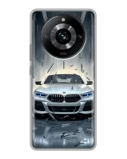 Чохол для Realme 11 з картинкою «BMW у світлі фар»