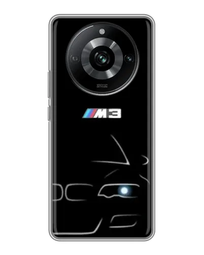 Чохол для Realme 11 з картинкою «Мінімалістичний принт BMW M3» Чохол для Realme 11 з картинкою «Мінімалістичний принт BMW M3»