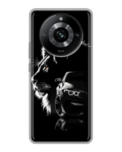 Чохол для Realme 11 з картинкою «BMW та лев» Чохол для Realme 11 з картинкою «BMW та лев»
