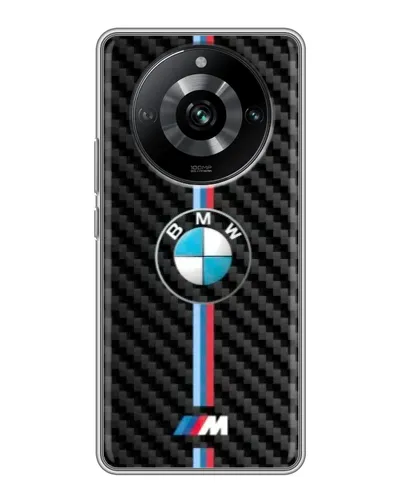 Чохол для Realme 11 з картинкою «Емблема BMW та карбон» Чохол для Realme 11 з картинкою «Емблема BMW та карбон»
