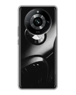 Чохол для Realme 11 з картинкою «Емблема BMW — макро»