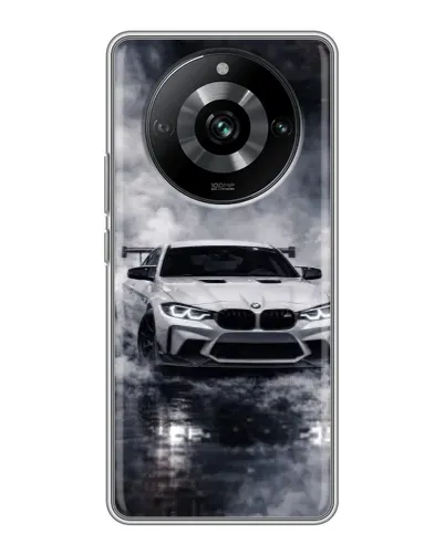Чохол для Realme 11 з картинкою «BMW крізь туман» Чохол для Realme 11 з картинкою «BMW крізь туман»