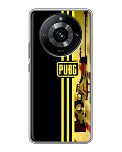 Чохол для Realme 11 з картинкою «PUBG — камуфляжний шолом» Чохол для Realme 11 з картинкою «PUBG — камуфляжний шолом»