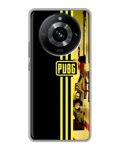 Чохол для Realme 11 з картинкою «PUBG — камуфляжний шолом» Чохол для Realme 11 з картинкою «PUBG — камуфляжний шолом»